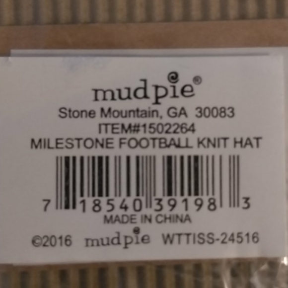 Monthly milestone hat Mudpie - Picture 2 of 2